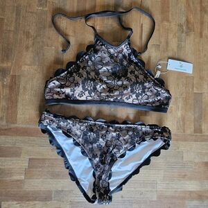 Lace Halter Bikini